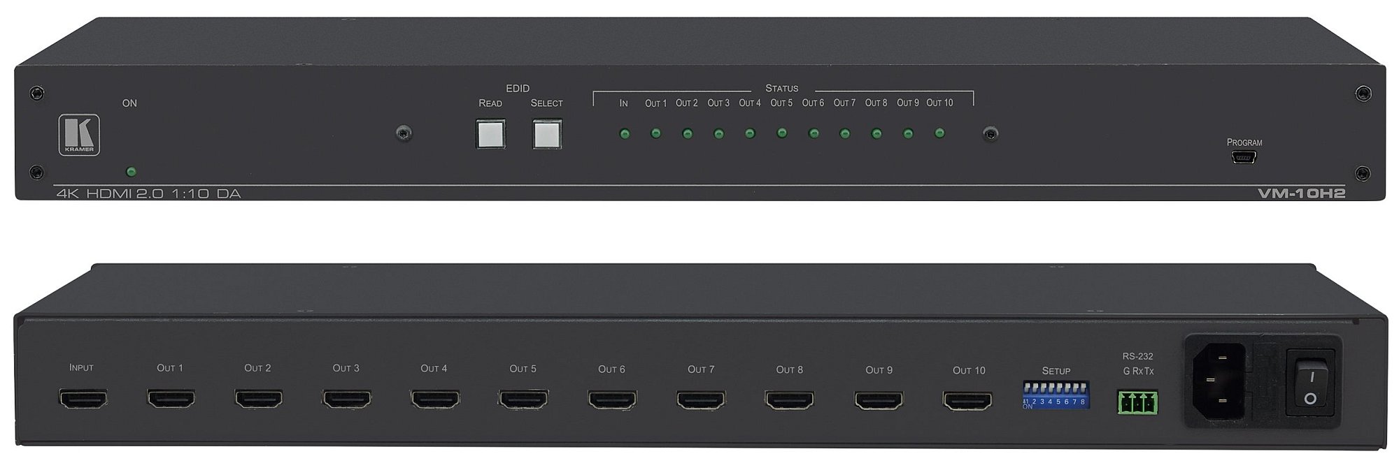 HDMI 1 in 10 out, VM-10H2